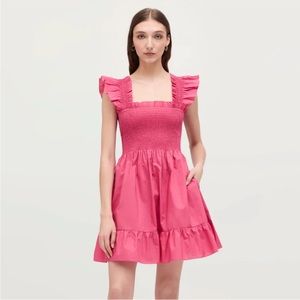 Hill House Elizabeth Nap Dress - Lipstick Pink